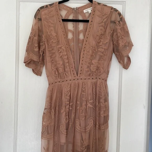 wild honey lace maxi dress Wild Honey | Dresses | Maxi Dress Blue Lace Sleeveless Prom Gown Formal Special Occasion Nwt